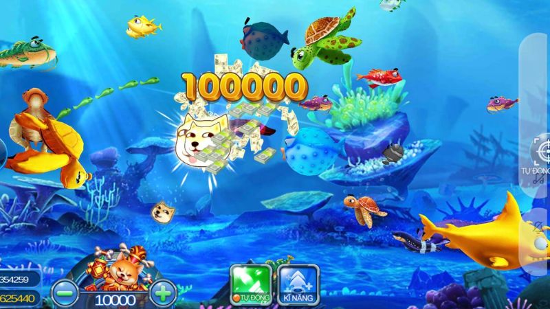 Các bước tham gia chinh phục game săn cá xèng của Kuwin